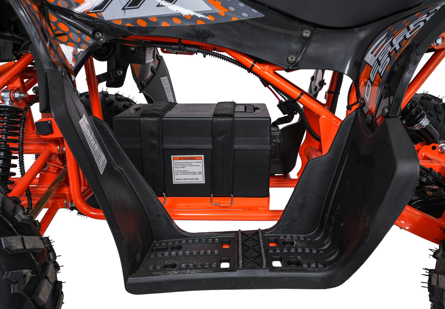 ATV electric pentru copii DESERT STORM LIFT 48V 800W (002) Portocaliu - Autokids.ro - poza 5