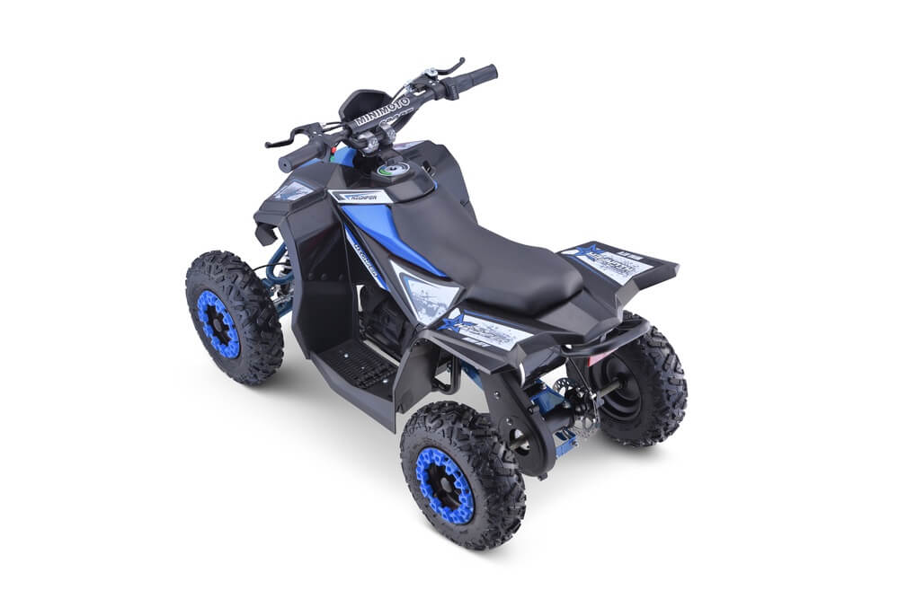 ATV electric pentru copii HIGHPER 1000W 48V (11E) Albastru - Autokids.ro - poza 4