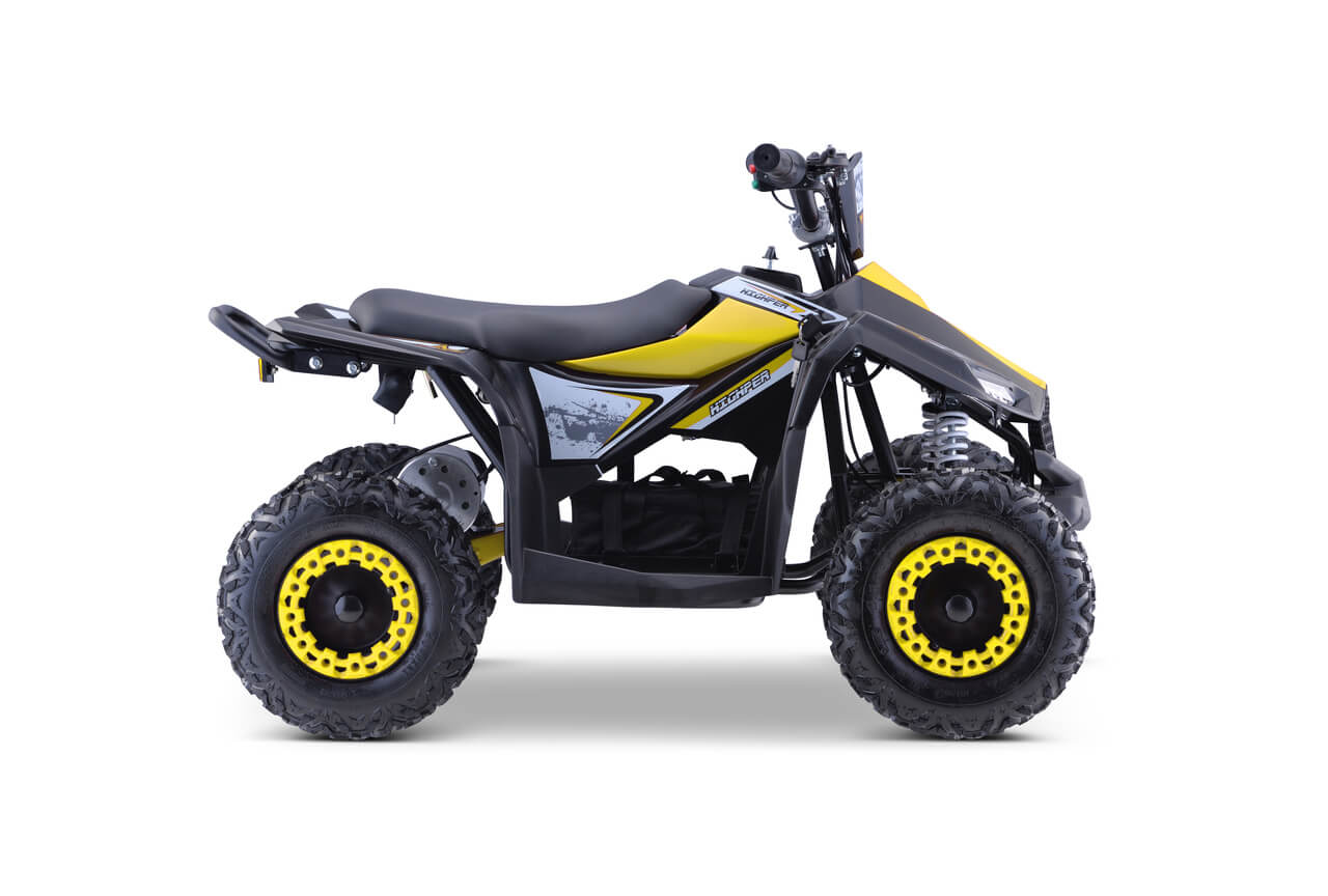 ATV electric pentru copii HIGHPER 1000W 48V (11E) Galben - Autokids.ro - poza 4