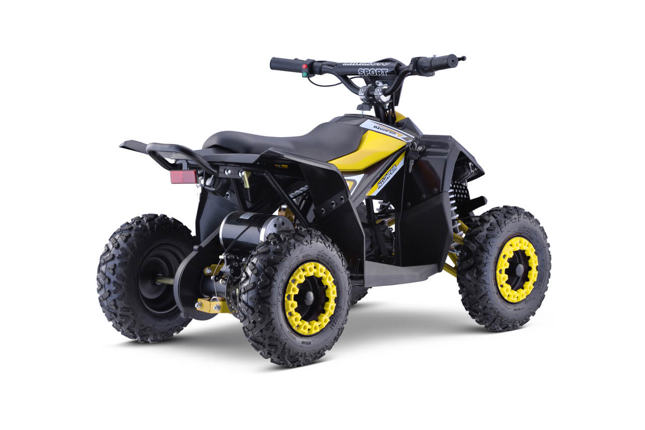 ATV electric pentru copii HIGHPER 1000W 48V (11E) Galben - Autokids.ro - poza 5