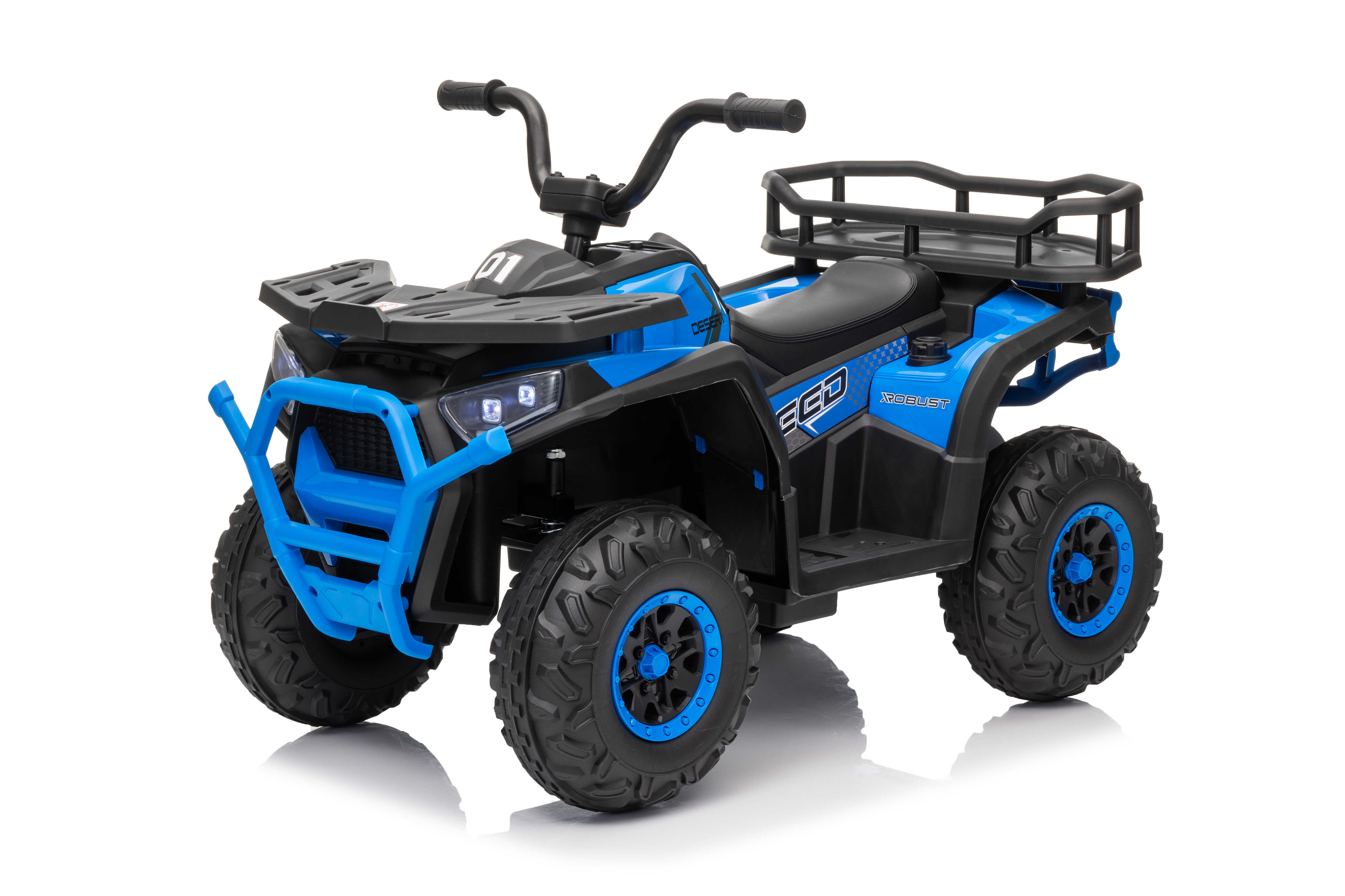 ATV electric pentru copii Mini Desert 12V 4x4 Albastru, telecomanda parentala, Bluetooth - Autokids.ro - poza 1