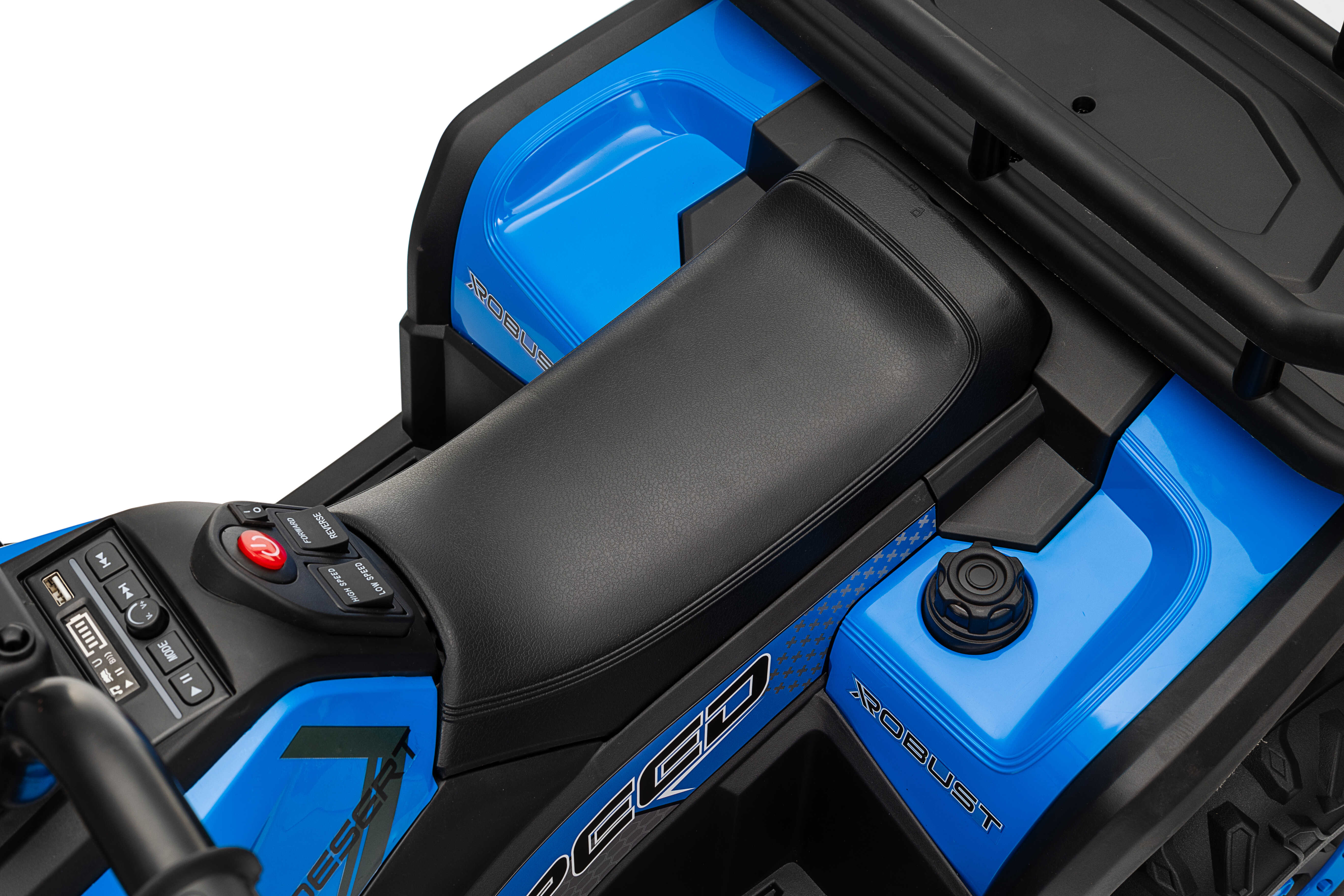 ATV electric pentru copii Mini Desert 12V 4x4 Albastru, telecomanda parentala, Bluetooth - Autokids.ro - poza 4