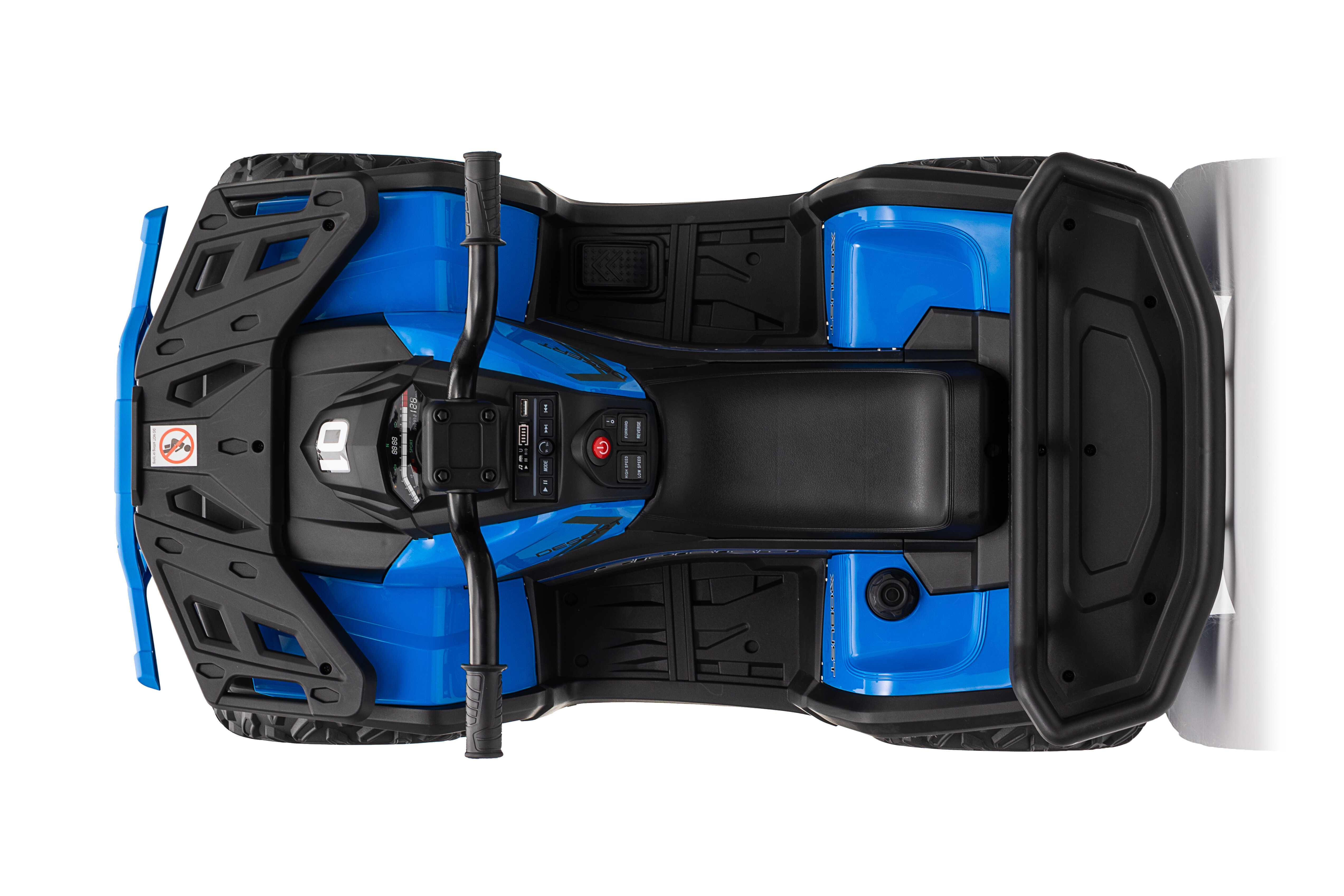 ATV electric pentru copii Mini Desert 12V 4x4 Albastru, telecomanda parentala, Bluetooth - Autokids.ro - poza 5