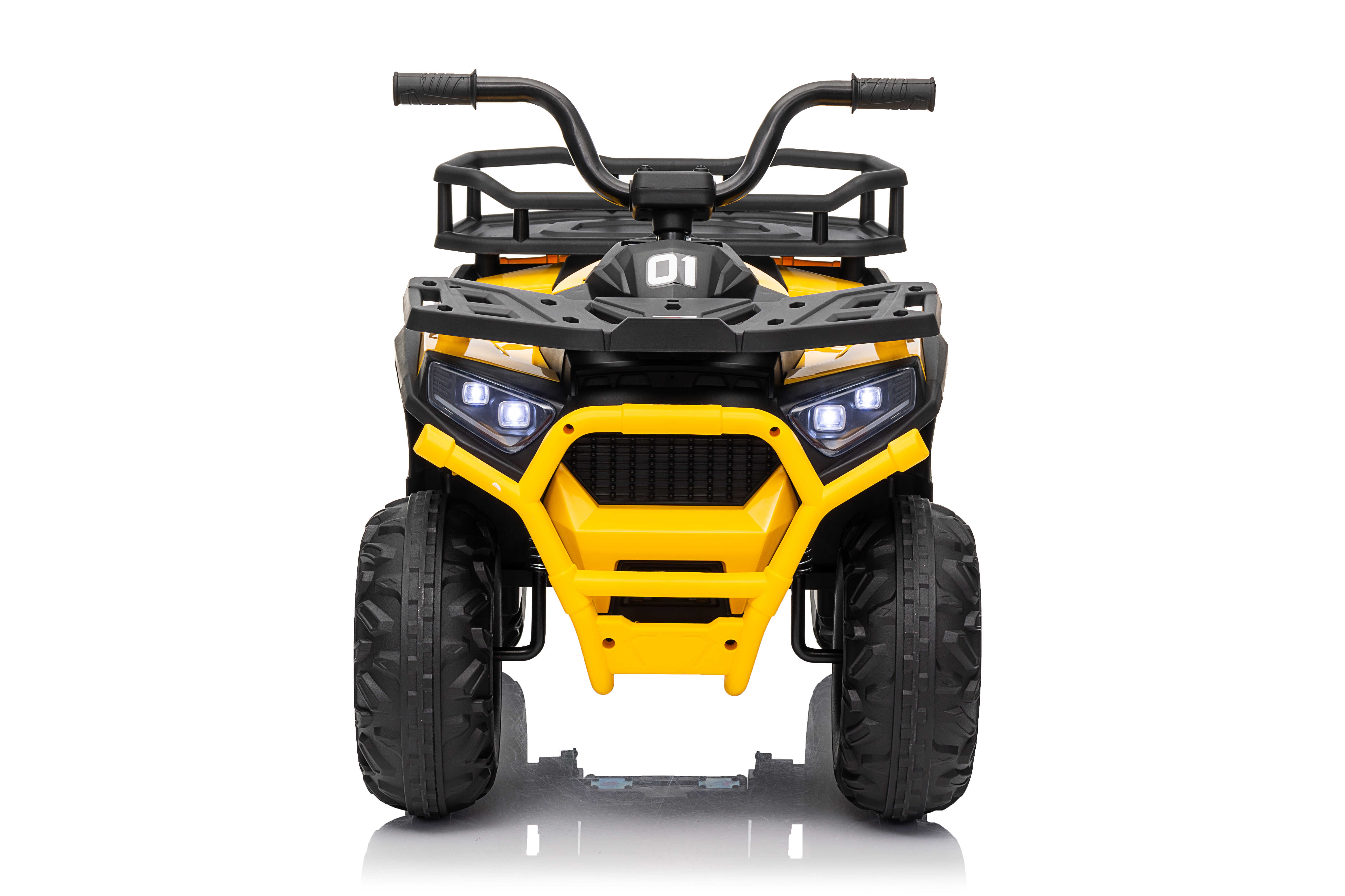 ATV electric pentru copii Mini Desert 12V 4x4 Galben, telecomanda parentala, Bluetooth - Autokids.ro - poza 4