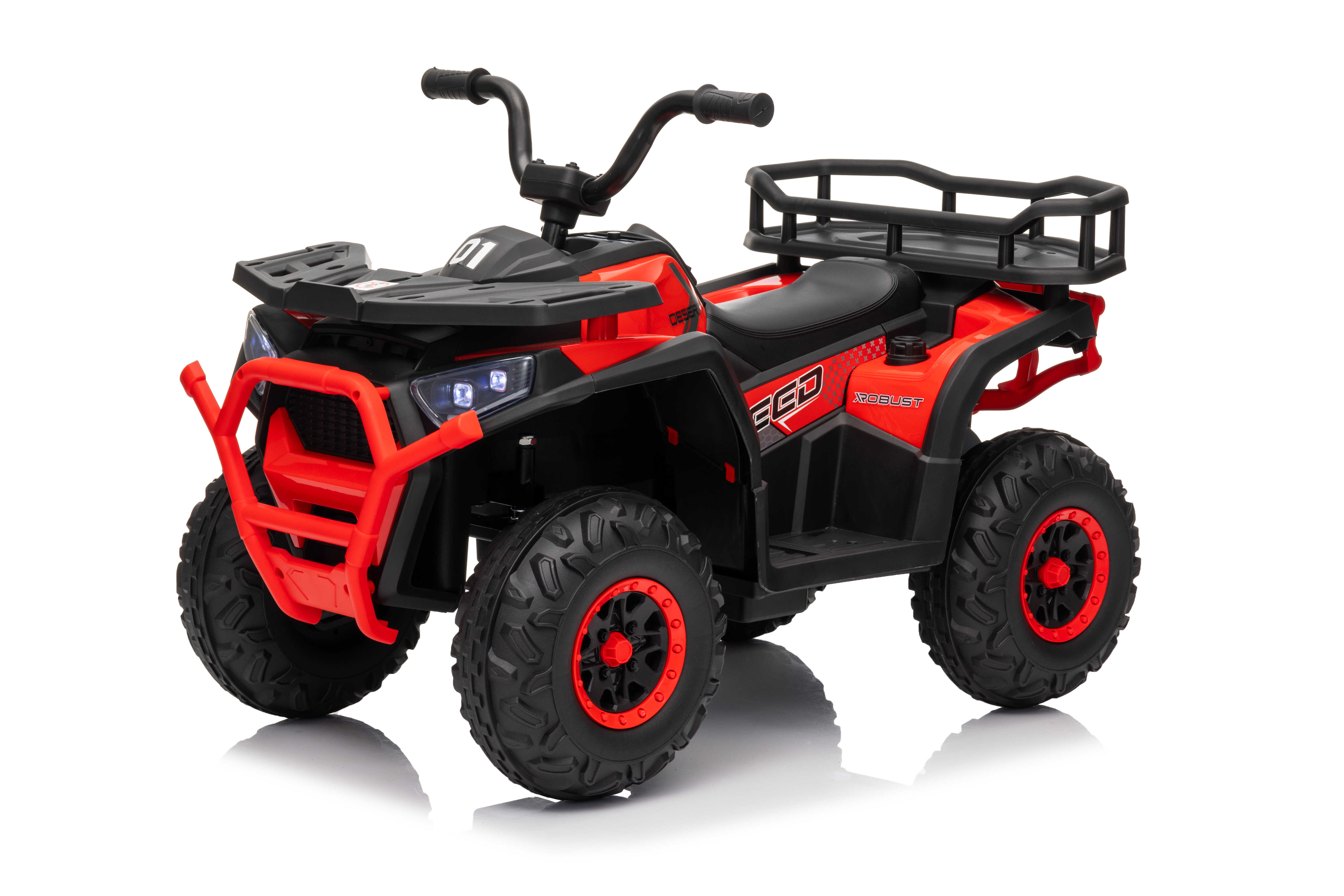 ATV electric pentru copii Mini Desert 12V 4x4 Rosu, telecomanda parentala, Bluetooth - Autokids.ro - poza 1
