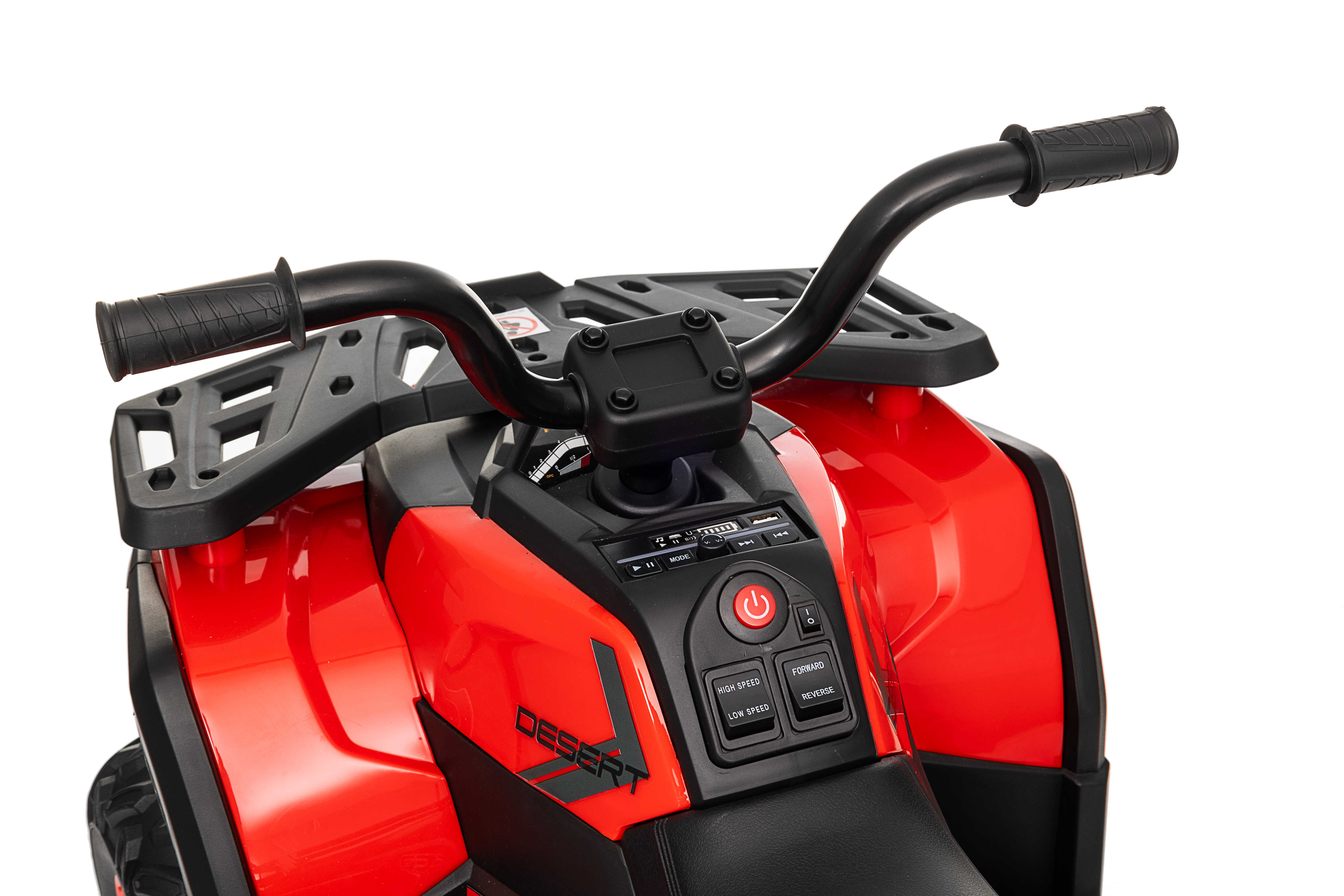 ATV electric pentru copii Mini Desert 12V 4x4 Rosu, telecomanda parentala, Bluetooth - Autokids.ro - poza 5