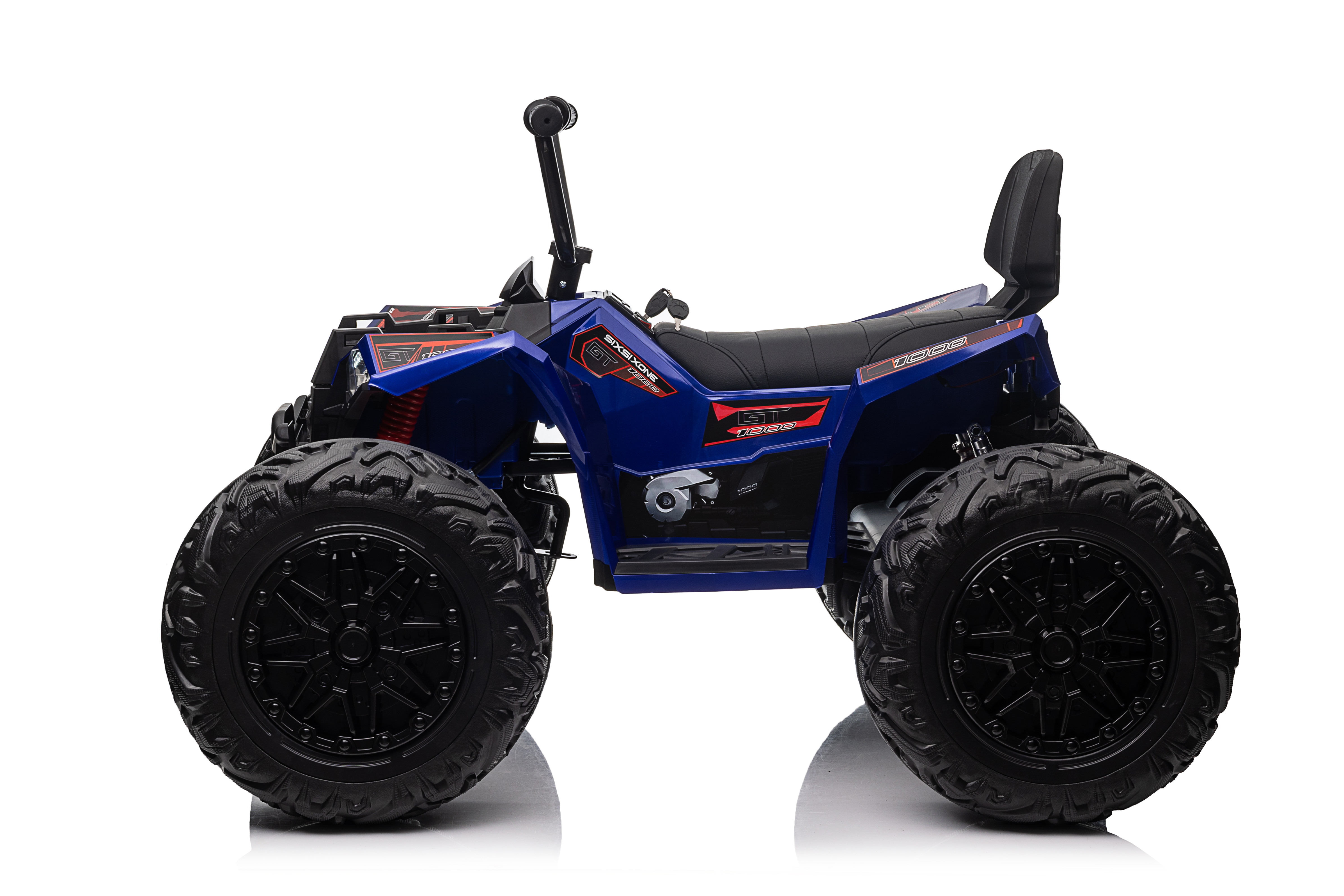 ATV electric pentru copii Monster Wheel 4x4 24V 350W (sx2129) Albastru - Autokids.ro - poza 3