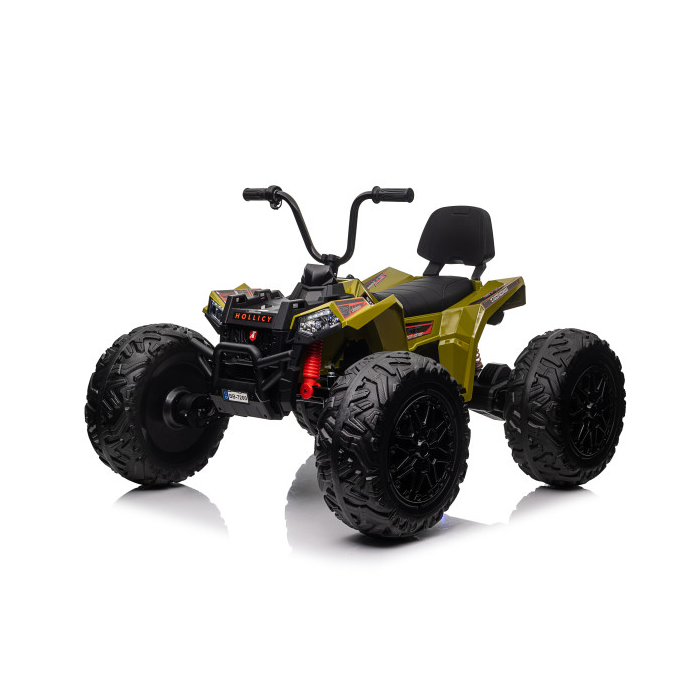 ATV electric pentru copii Monster Wheel 4x4 24V 350W (sx2129) Verde - Autokids.ro