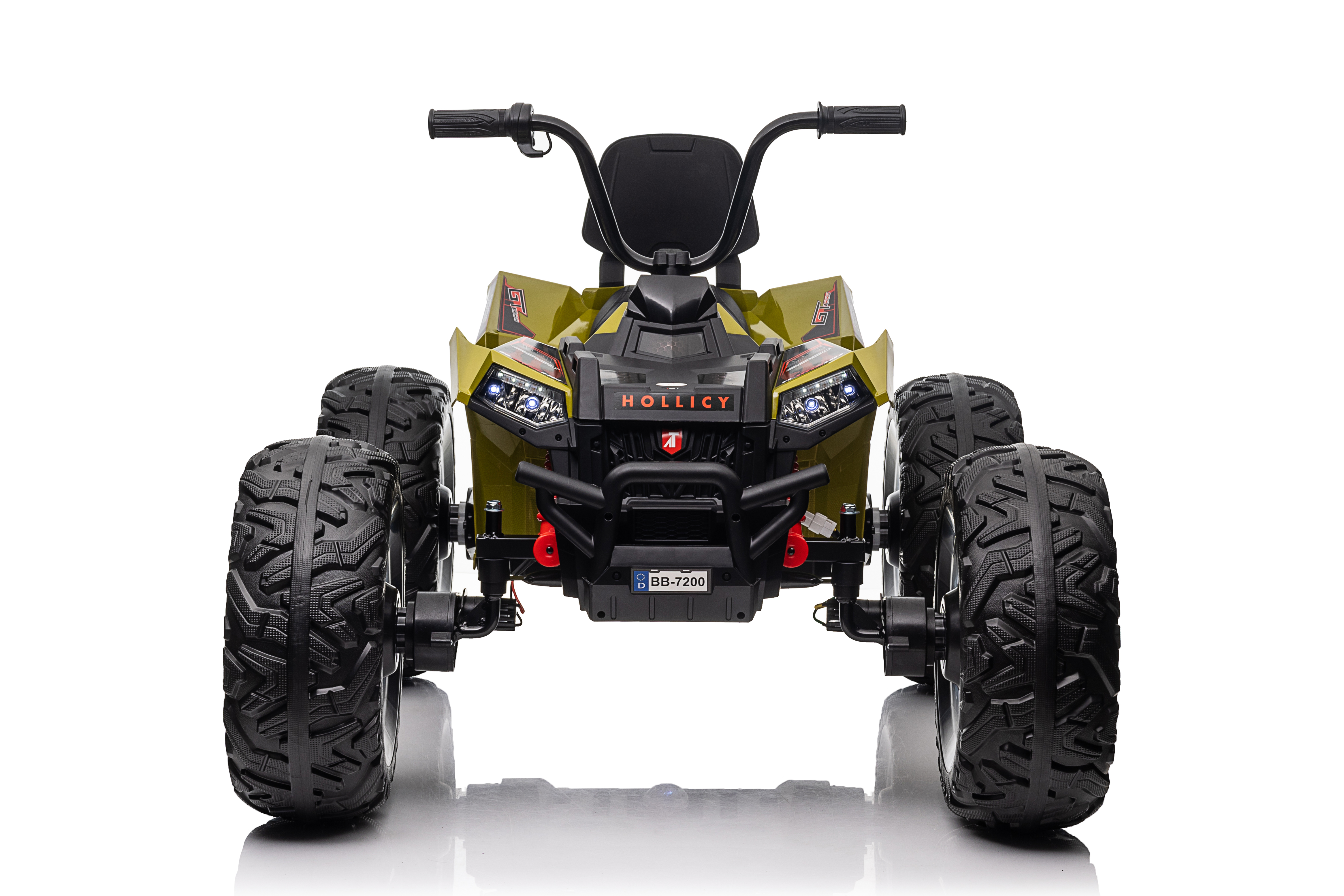 ATV electric pentru copii Monster Wheel 4x4 24V 350W (sx2129) Verde - Autokids.ro - poza 2