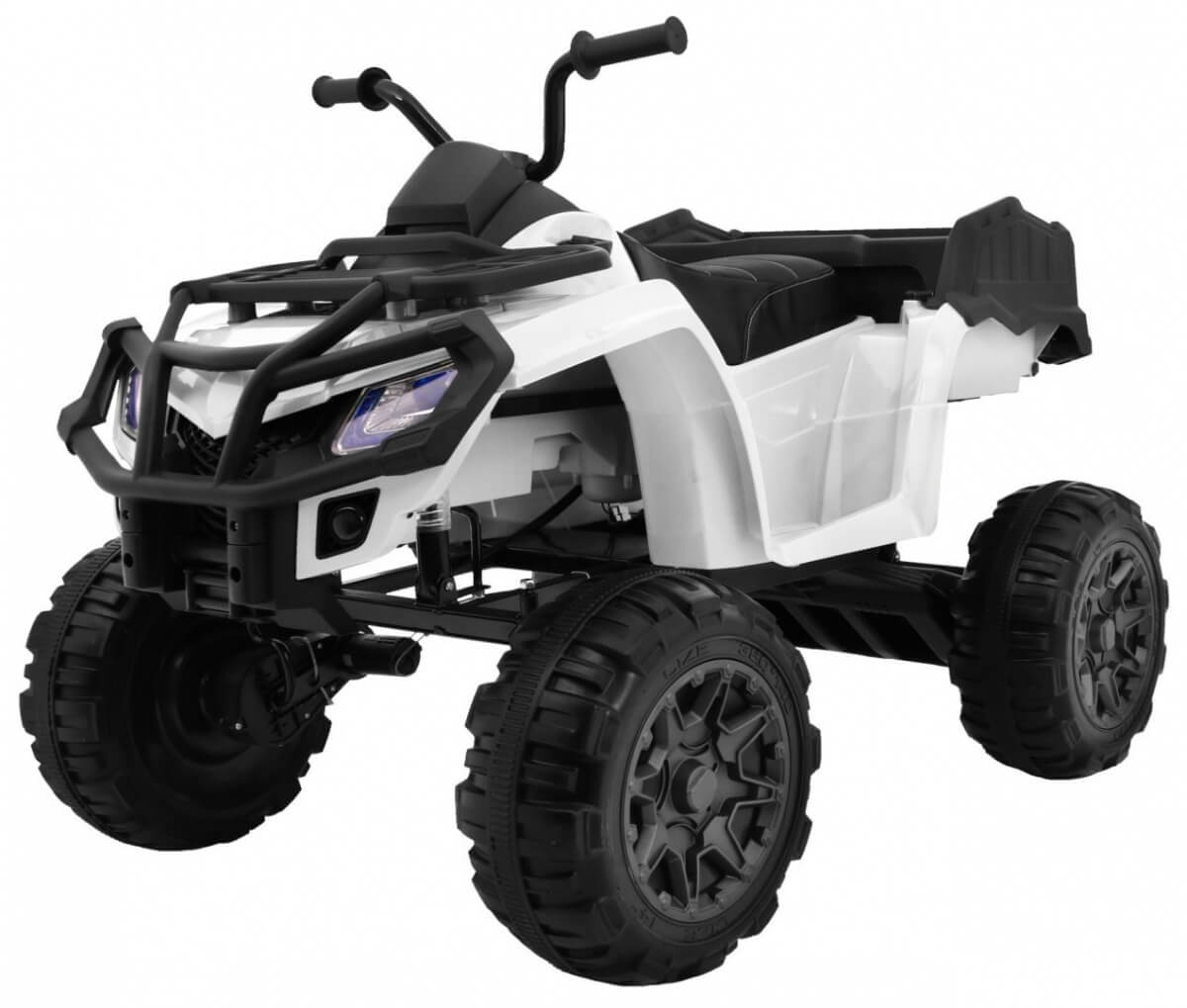 ATV electric pentru copii QUAD XL 4x4 12 volti (0909) Alb - Autokids.ro - poza 1