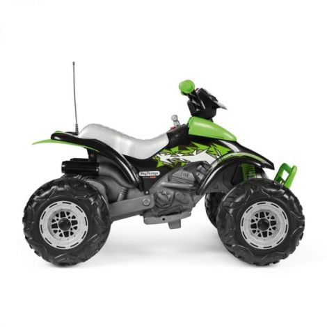 ATV Peg Perego Corral T-Rex, 330W, 12V, 3 ani +, Verde Negru - poza 4