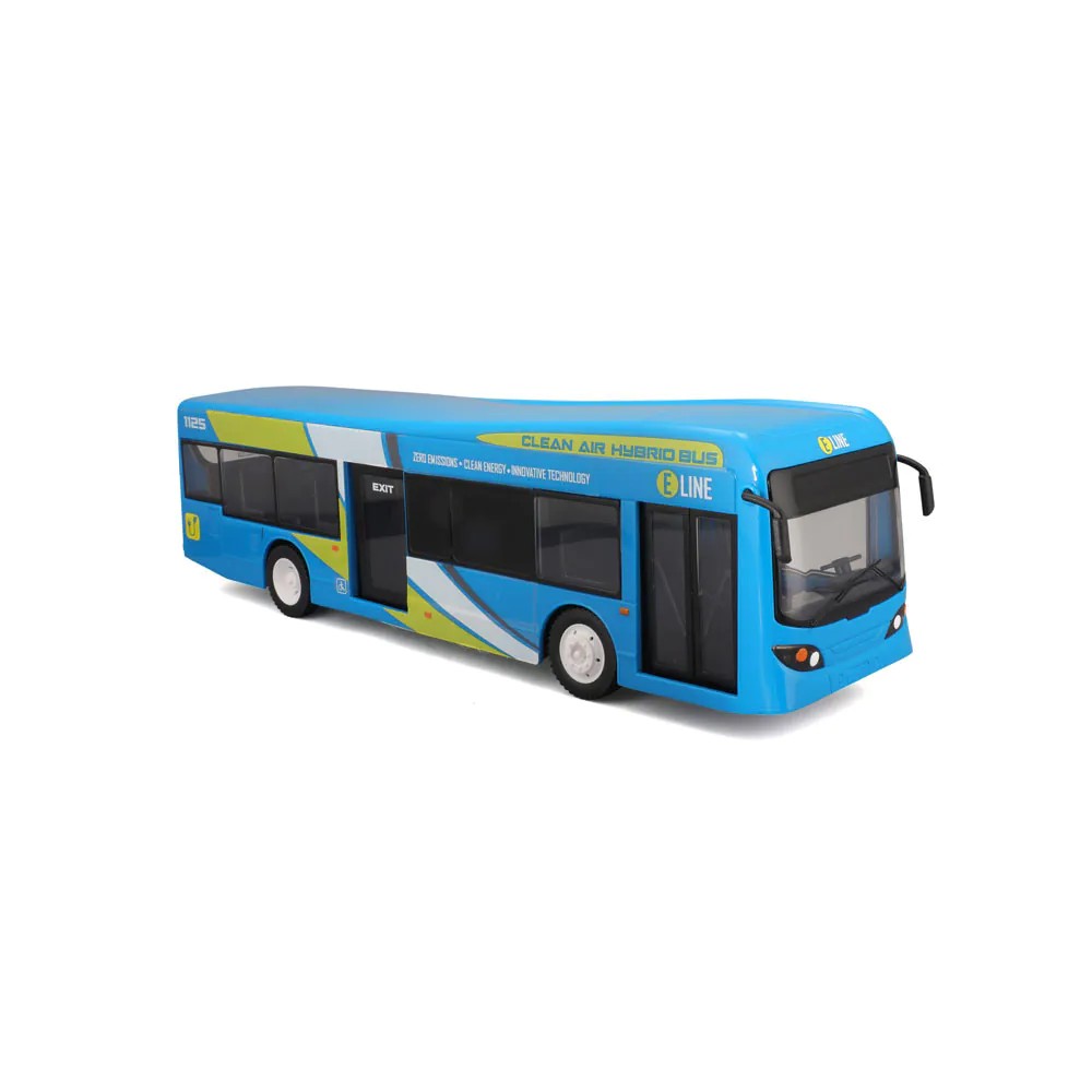 Autobuz cu telecomanda Maisto Tech City Bus Albastru - poza 1