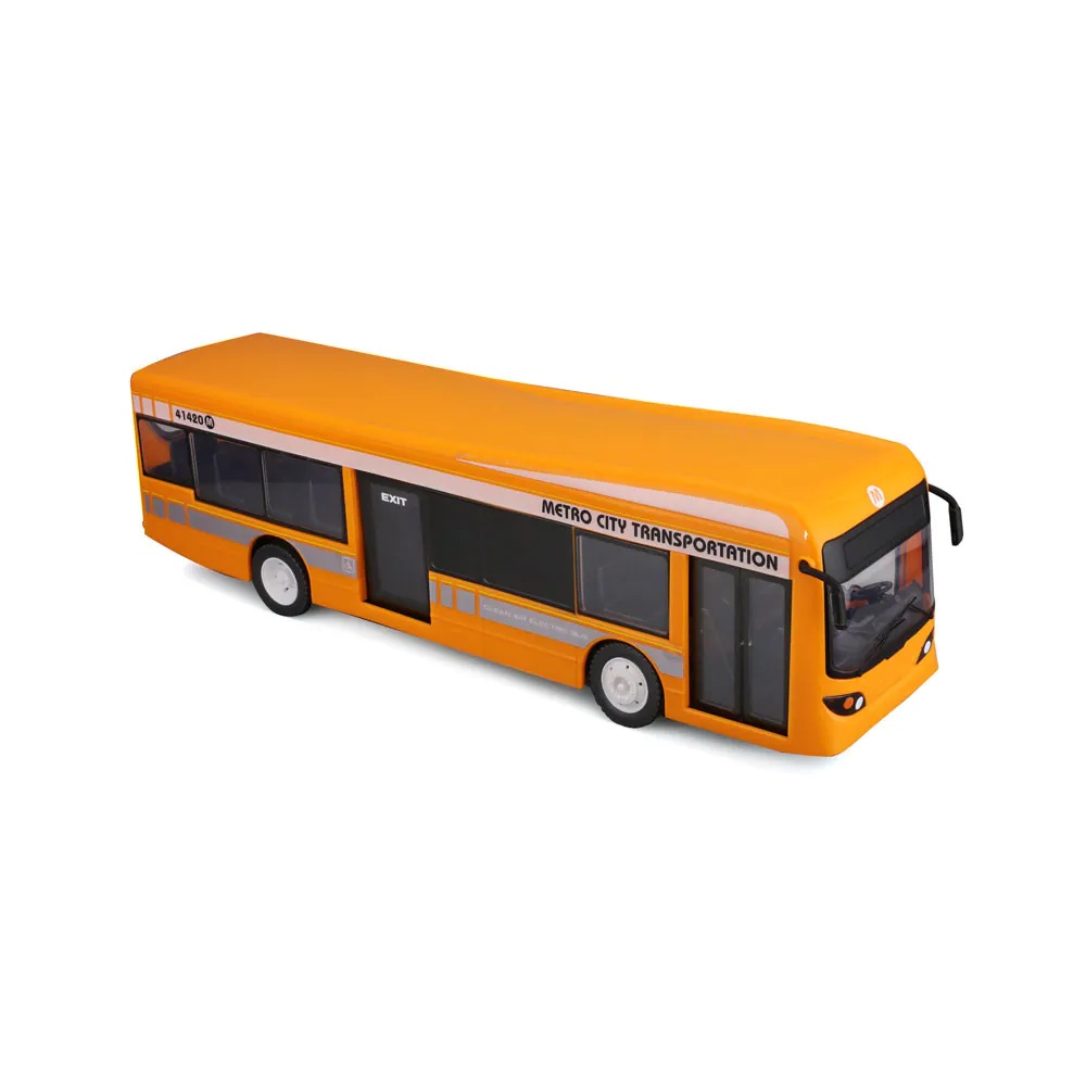 Autobuz cu telecomanda Maisto Tech City Bus Portocaliu - poza 1