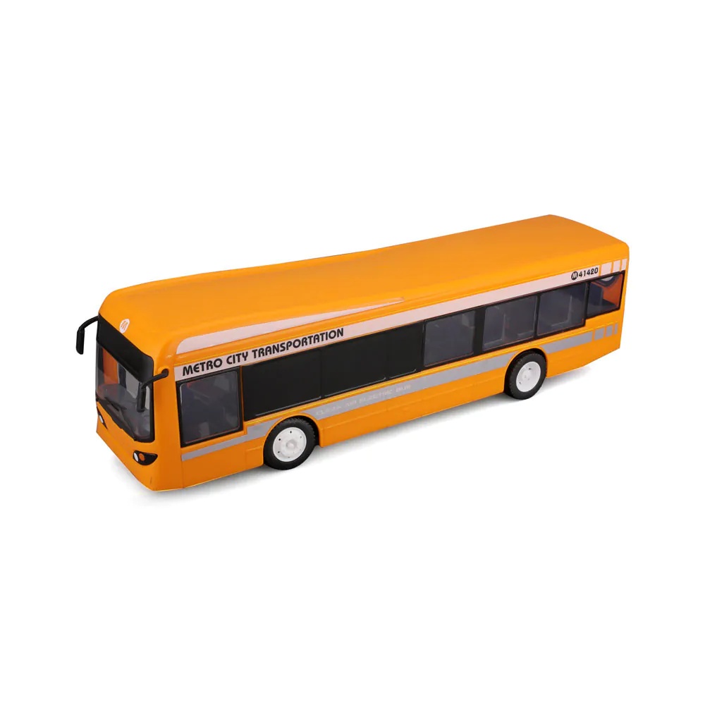 Autobuz cu telecomanda Maisto Tech City Bus Portocaliu - poza 4