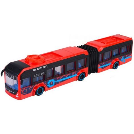Autobuz Dickie Toys Volvo City Bus 40 cm rosu - poza 1