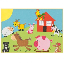 Autocolante neopren animale de la ferma - Baker Ross - poza 2