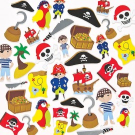 Autocolante neopren pirati - Baker Ross - poza 1