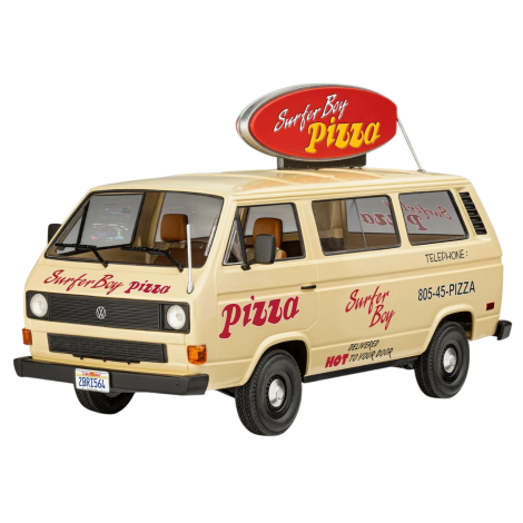 Automacheta VW T3 Bus „Surfer Boy”, Stranger Things, scara 1:24 - poza 1