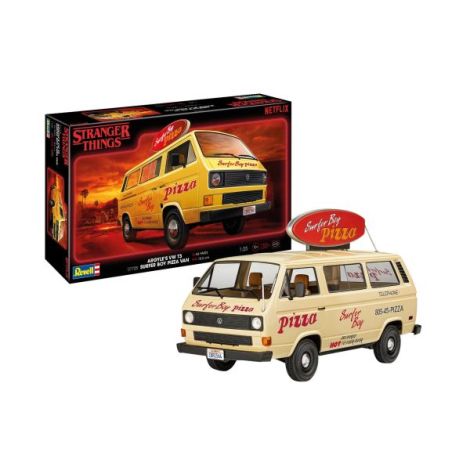 Automacheta VW T3 Bus „Surfer Boy”, Stranger Things, scara 1:24 - poza 2