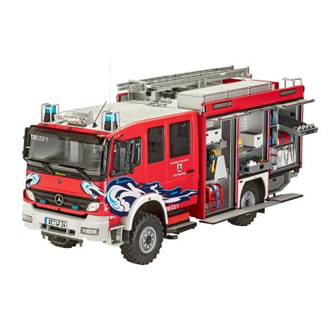 Automodel camionul de pompieri Schlingmann TLF 16 25, 228 piese, scara: 1:24, Revell 07586 - poza 1