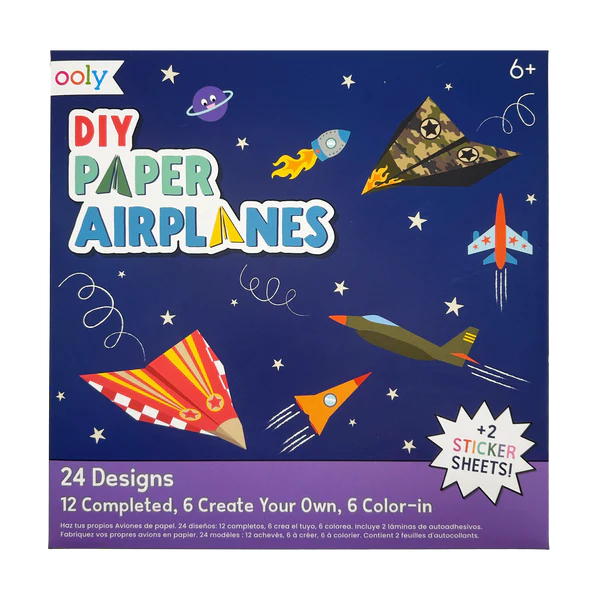 Avioane de hartie - 24 modele, set creativ DIY