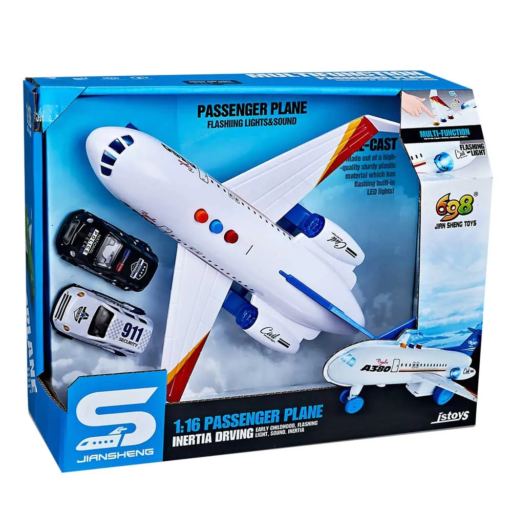 Avion de pasageri cu 2 masinute scara 1:16 - poza 2