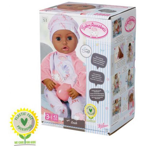 Baby annabell - papusica neagra leah 43 cm 705919 Zapf - poza 1