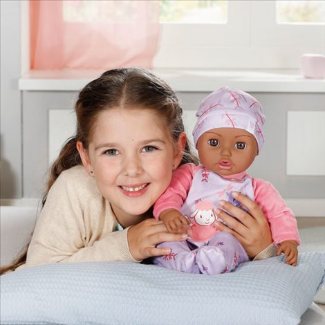 Baby annabell - papusica neagra leah 43 cm 705919 Zapf - poza 2