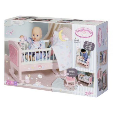 Baby Annabell - Patut cu melodii si sistem de leganare - poza 5