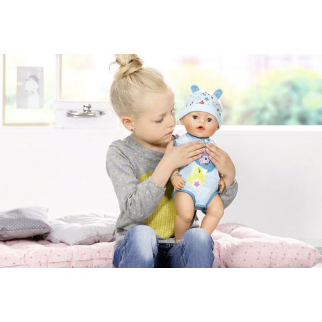 BABY born - Bebelus baiat interactiv cu corp moale - poza 5