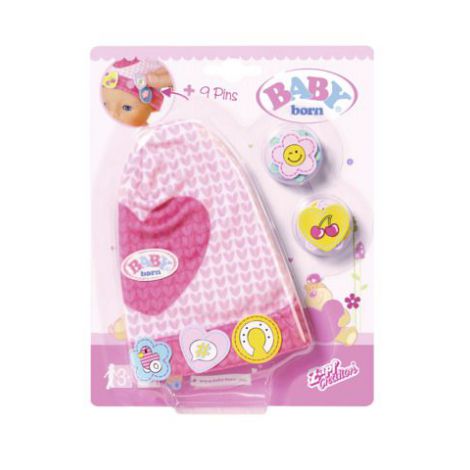 BABY born-Caciulita cu insigne 43cm - poza 1