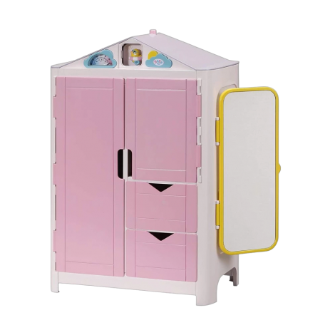 BABY born - Dulap haine cu sunete si stickere - poza 1