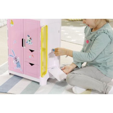 BABY born - Dulap haine cu sunete si stickere - poza 4