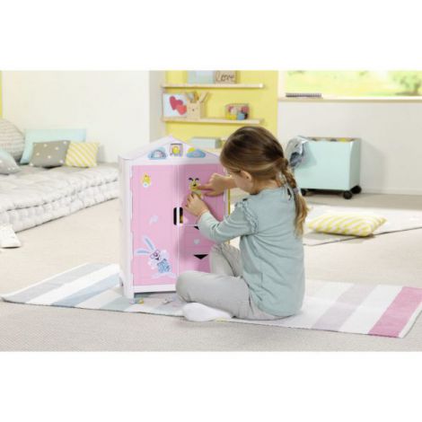 BABY born - Dulap haine cu sunete si stickere - poza 5