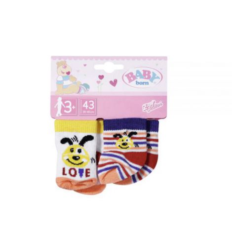 BABY born - Set 2 perechi sosete 43 cm diverse modele - poza 2