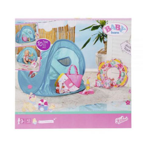 BABY born - Set plaja - cort cu accesorii - poza 1