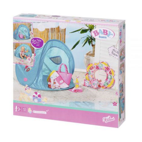 BABY born - Set plaja - cort cu accesorii - poza 2