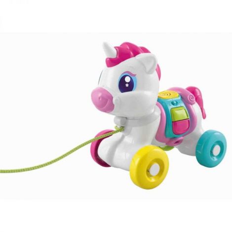 Baby Clementoni - Jucarie De Tras Unicorn Interactiv - poza 1