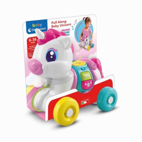 Baby Clementoni - Jucarie De Tras Unicorn Interactiv - poza 2