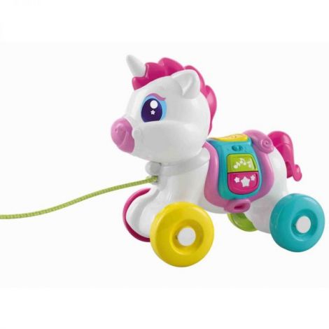 Baby Clementoni - Jucarie De Tras Unicorn Interactiv - poza 3