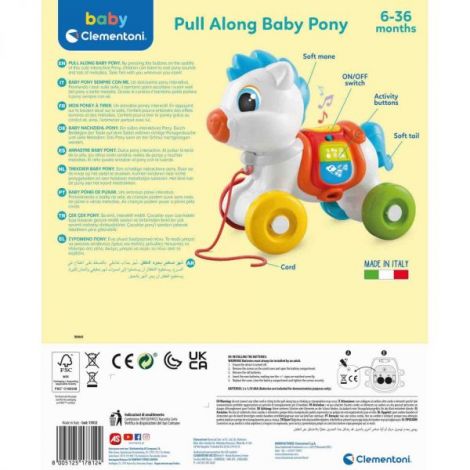 Baby Clementoni - Ponei Interactiv De Tras - poza 3