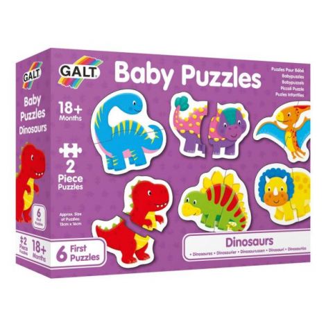 Baby puzzle: dinozauri (2 piese) - poza 1