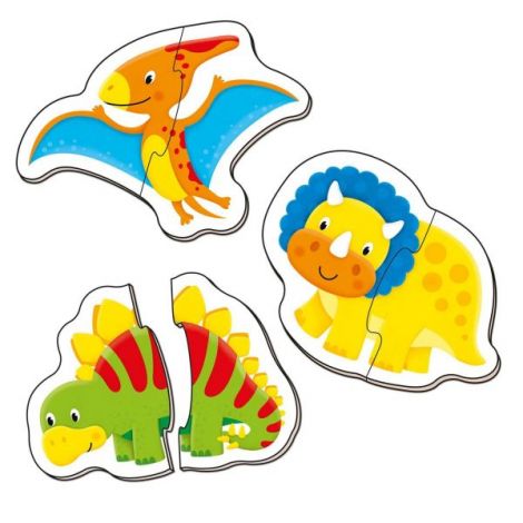 Baby puzzle: dinozauri (2 piese) - poza 2