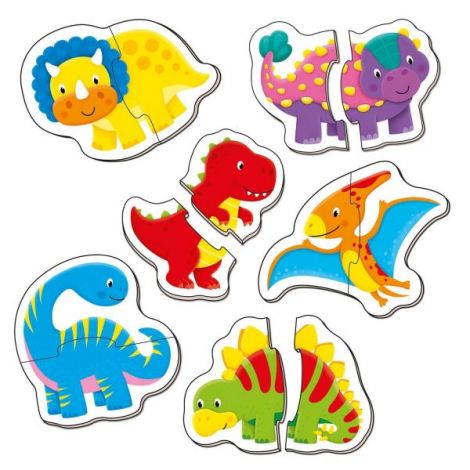Baby puzzle: dinozauri (2 piese) - poza 3