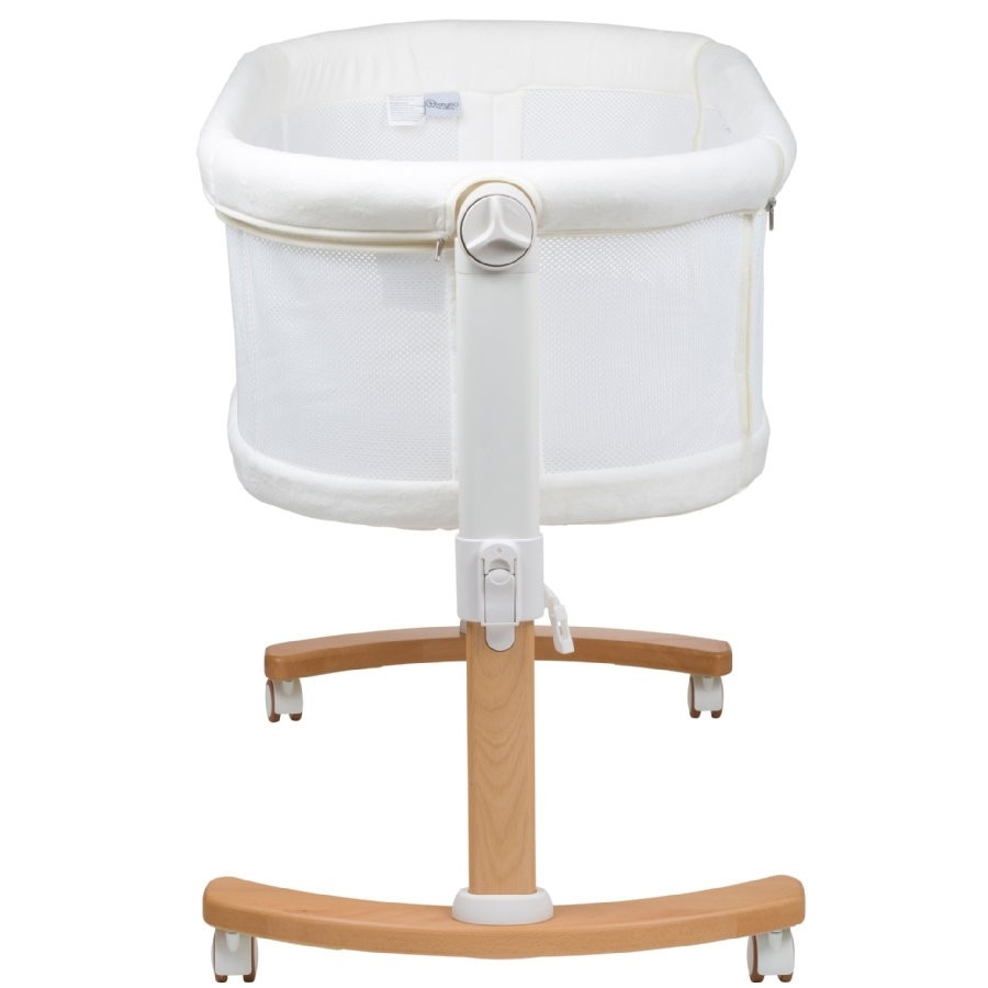 BabyGo - Patut co-sleeper pentru bebe 2 in 1 Amila, Creme