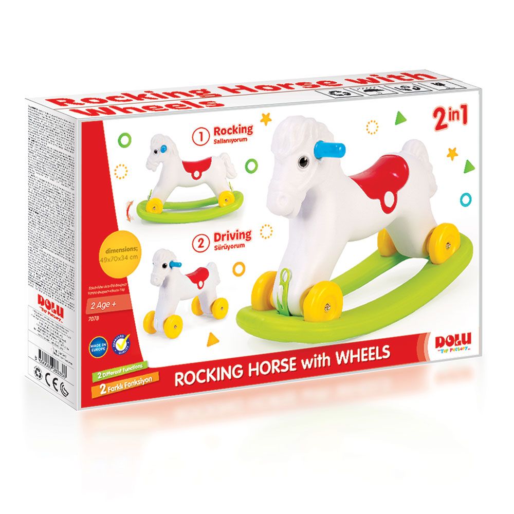 Balansoar calut 2 in1 cu roti Dolu - poza 4