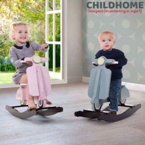 Balansoar Childhome Scooter, MDF Roz - poza 5