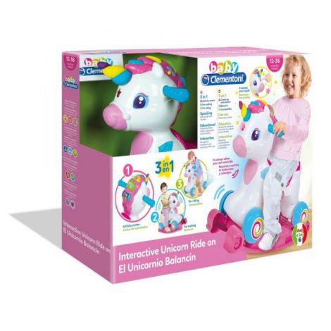 Balansoar copii unicorn, 3 in 1, Clementoni 61764 - poza 2