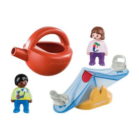 Balansoar cu apa 1.2.3 actionat prin turnare apa 2 figurine si accesorii 18 luni+ Playmobil PM70269 - poza 2