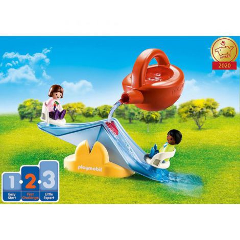 Balansoar cu apa 1.2.3 actionat prin turnare apa 2 figurine si accesorii 18 luni+ Playmobil PM70269 - poza 3